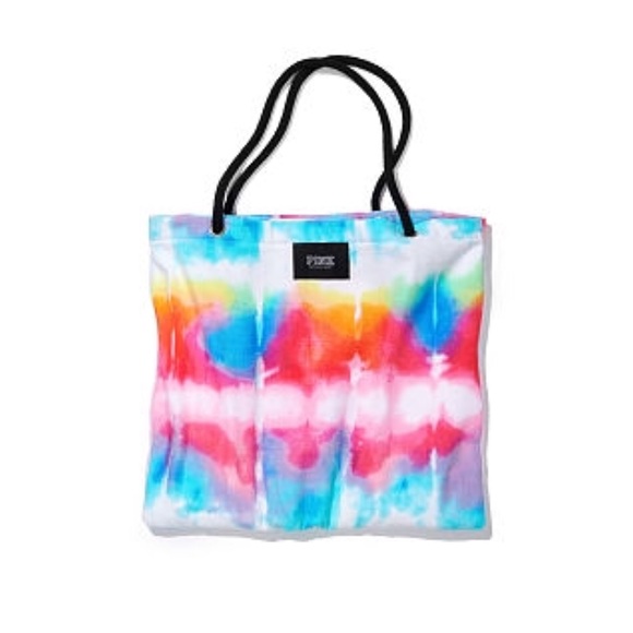 PINK PACKABLE TOWEL TOTE - Picture 2 of 3